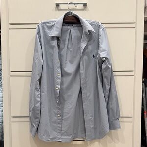 Ralph Lauren Men's Pale Blue Oxford Button-Down Shirt